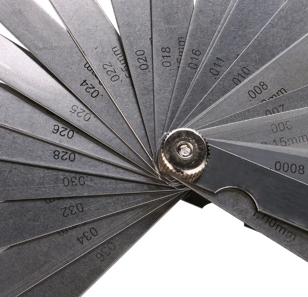 Precision 19610 Feeler Gauge .021 Inch .533mm 1/2 X 12 Precision Feeler