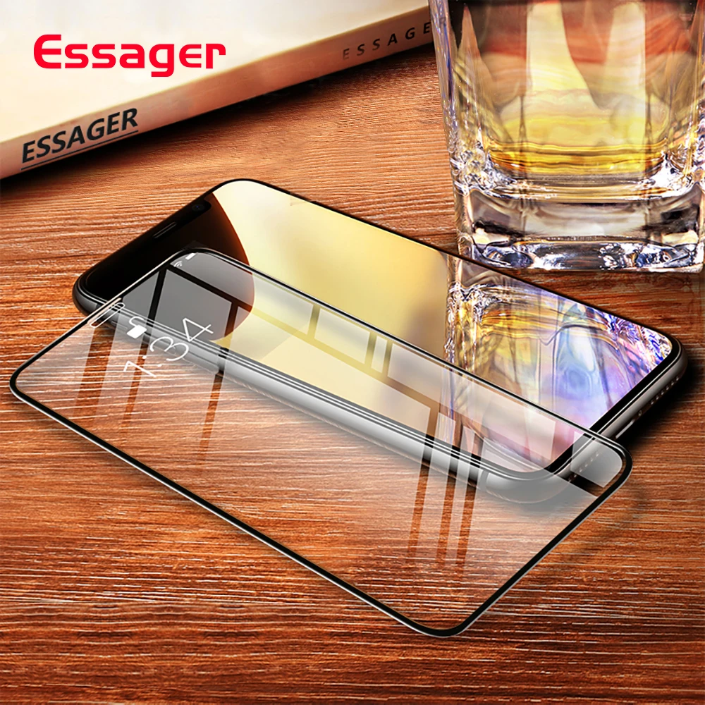 

Essager 5D Screen Protector For iPhone XS Max Xsmax XR X S R Tempered Glass Front Cover Film Protective Glass