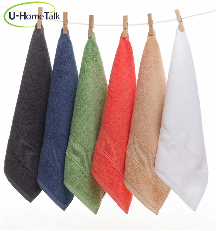 Free Sample 35*35cm Face Towel 100 Cotton Linen Tea Dish Thick Towel Bulk Kitchen Terry Towel