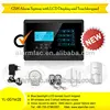 gsm home burglar alarm system with 99 pcs wireless defense zones --YL--007M2E