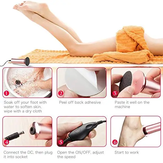 
Electric Callus Remover Professional Pedicure Tools Foot File 