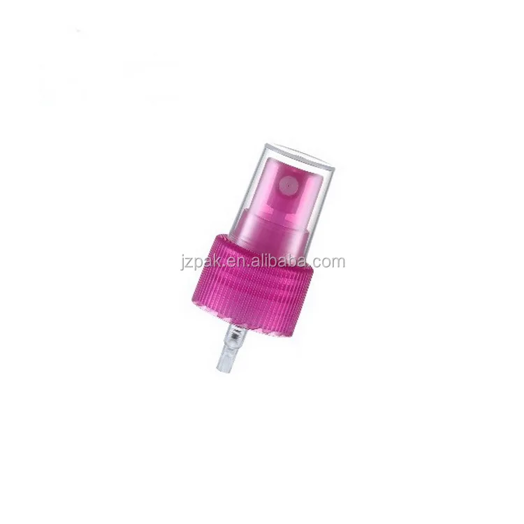 Purple transparent plastic perfume atomizer mist sprayer for bottle