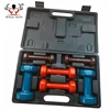 Two Kinds Style PVC 6kg Vinyl Dumbbell Set With Carry Case