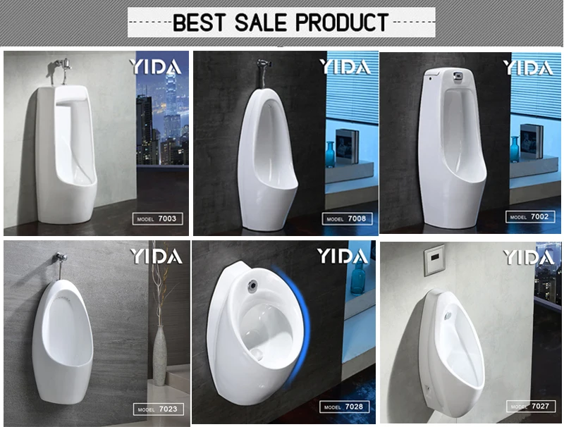 China factory outlet shopping mall plaza market hotel ceramic man male wc bathroom toilet wall hung urinal