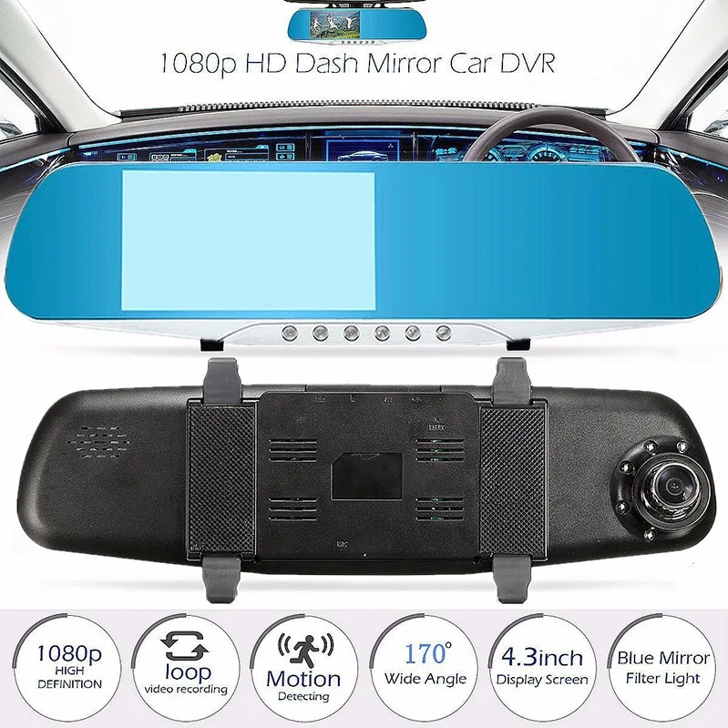 Vehicle Rearview Mirror User Manual Fhd 1080p Car Camera Dvr Video