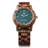 Uwood EV2075 New Arrival Women Men Quartz Simple Style Deer Dial Quartz Date Show Wooden Watch