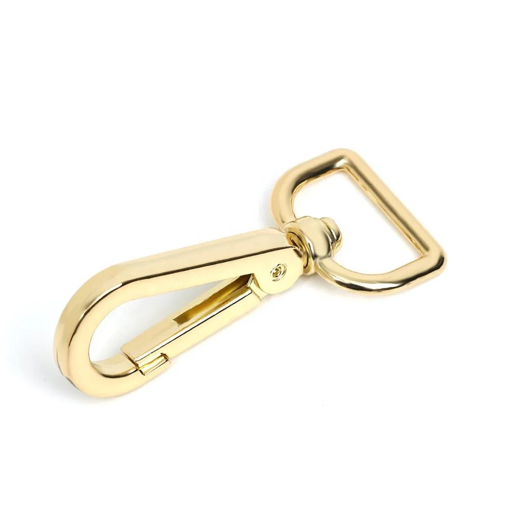

BT059-3 Zinc Alloy Metal Golden Handbag Hook For Bag Accessories Lobster Swivel Trigger Clips Swivel Clasp Snap Hooks Buckle, Gold