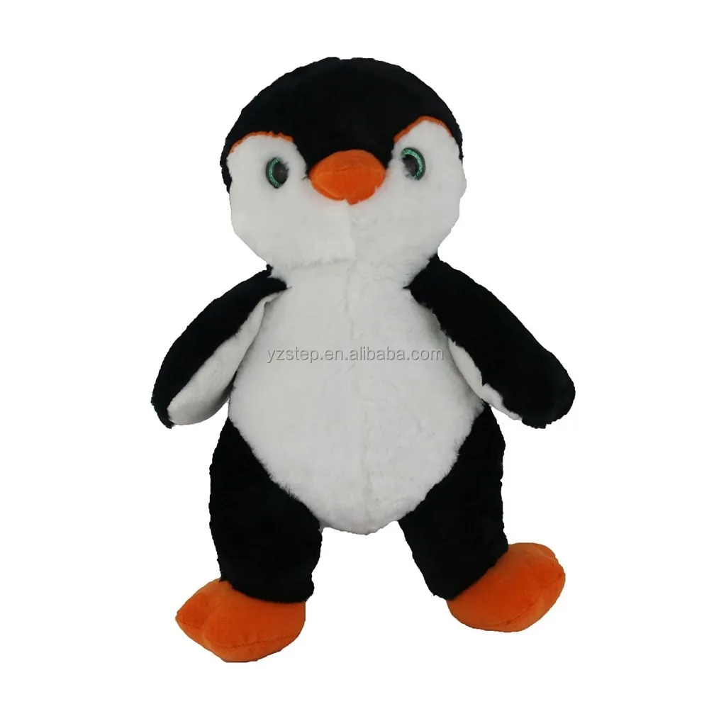 

Cuddly Soft Black And White Penguin Plush