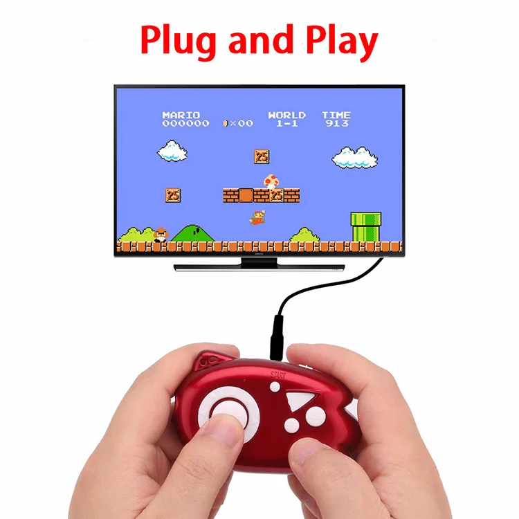 

8 bit Video Game Console Retro Handheld Game Players Build In 89 Classic Games Support TV Output Plug Best Gift