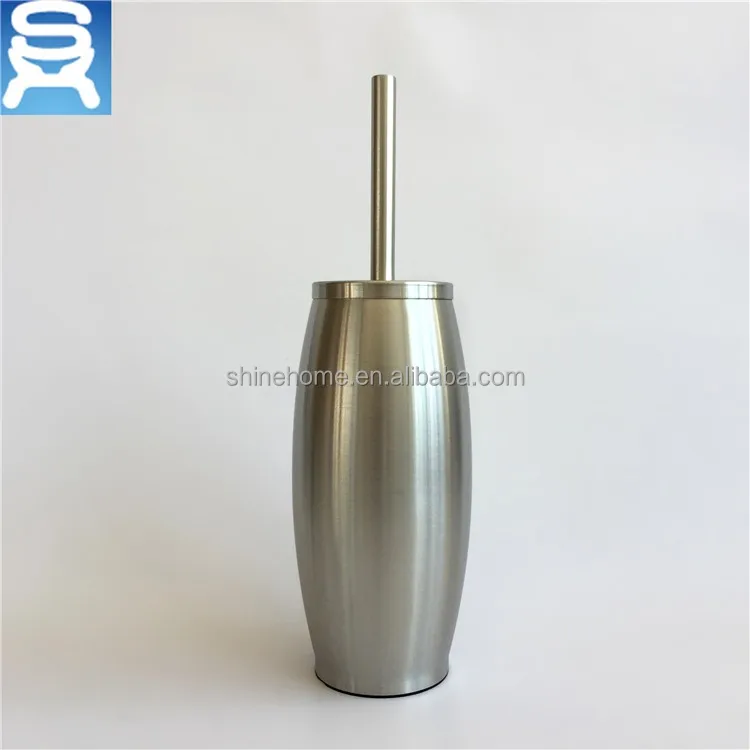 
Mirror finish/polish bowel brush holder with stainless hand 