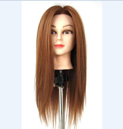 

Female Mannequin Head With Hair New Hairdresser Styling Head XINJI Hot Sale, As picture(any colors are available)