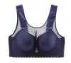 Full Coverage Women Bras with Mesh C D E Cups 34 38 42 52 Black Blue Skin Plus Size Bralette Lady Full Cup Adjustable Thin Tops