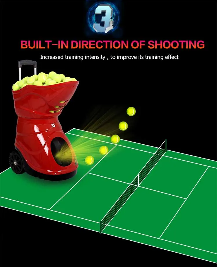 Professional Tennis Ball Shooting Machine Sports Shooter For Sale From