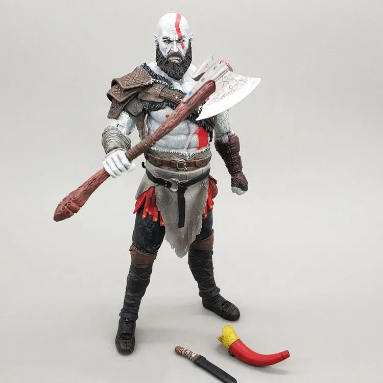 战神8英寸奎托斯手工雕像