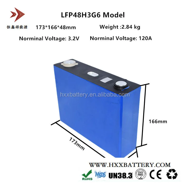 Lifepo4 Catl Deep Cycle 3.2v 120 Ah Battery For 12v 24v 36v 48v Battery
