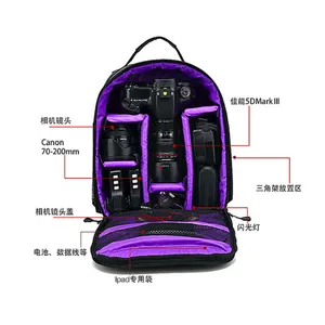 Factory Direct New Camera Bag Shoulder Travel Photography Digital Package Large Capacity Camera Backpack