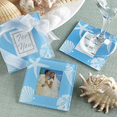 glass coaster for wedding gifts