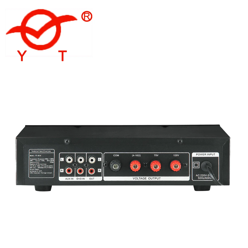 
Mono 60w public address system amplifier with CE certification 