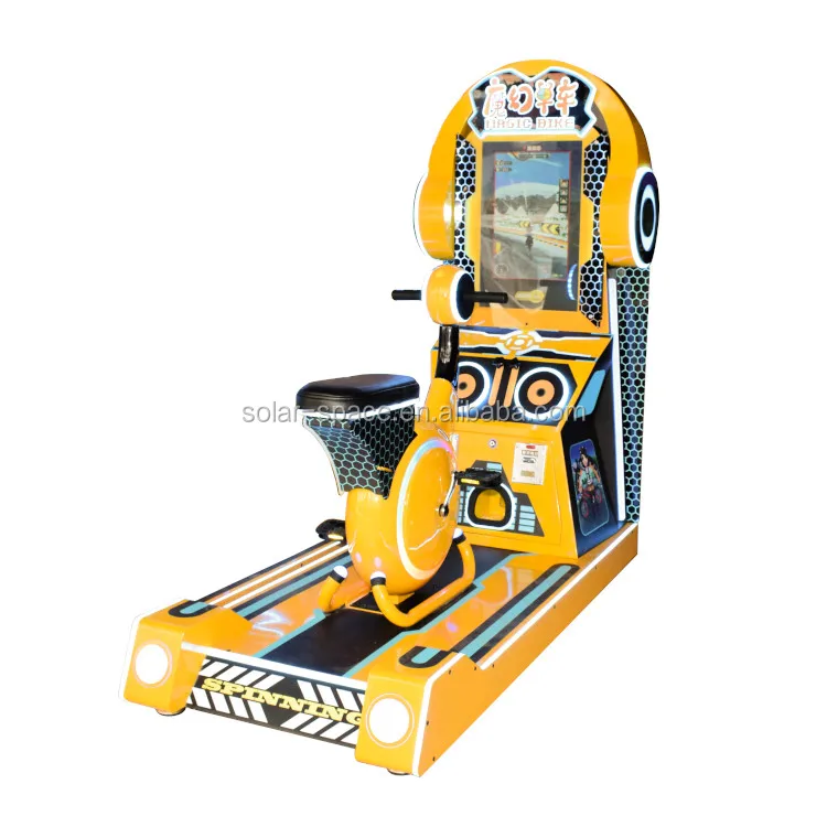Coin Operated Magic Bike Arcade Game Machine / Bike Racing Video Game