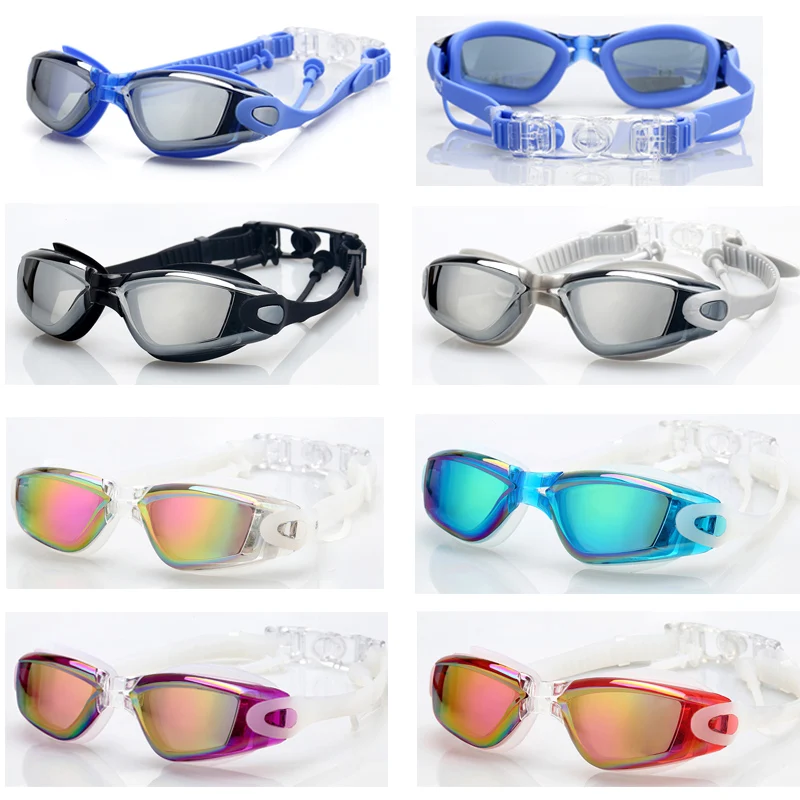 Professional Silicone Myopia Swimming Goggles Antifog Uv Swimming