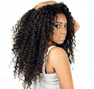 

human hair kinky curly updo lace twist wig for black women, Natural black #1b