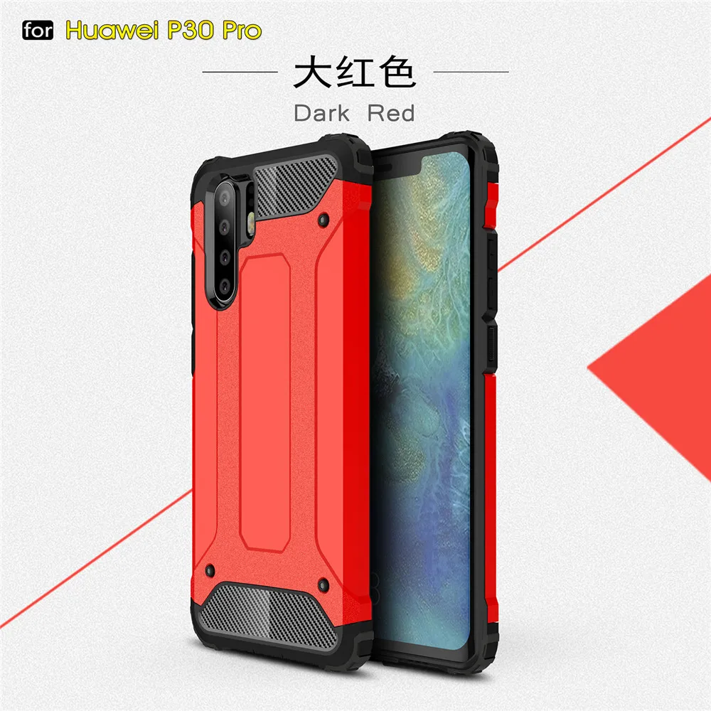 King Kong Armor Shell Strong Hybrid Tough Shockproof Phone Back Case for Huawei P30 P30 Pro