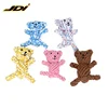2019 Wholesale Cute Bear Shaped Durable Organic Soft Rope Pet Dog Chew Motion Activity Dog Rope Toys