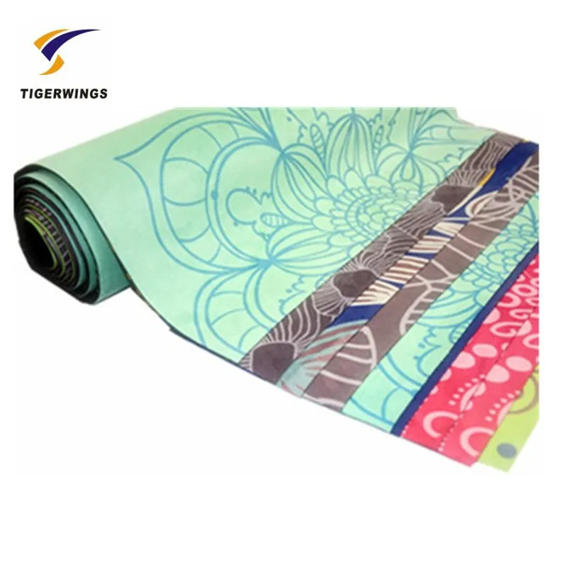 Alibaba 2018 wholesale nature digital printed pvc custom yoga mat