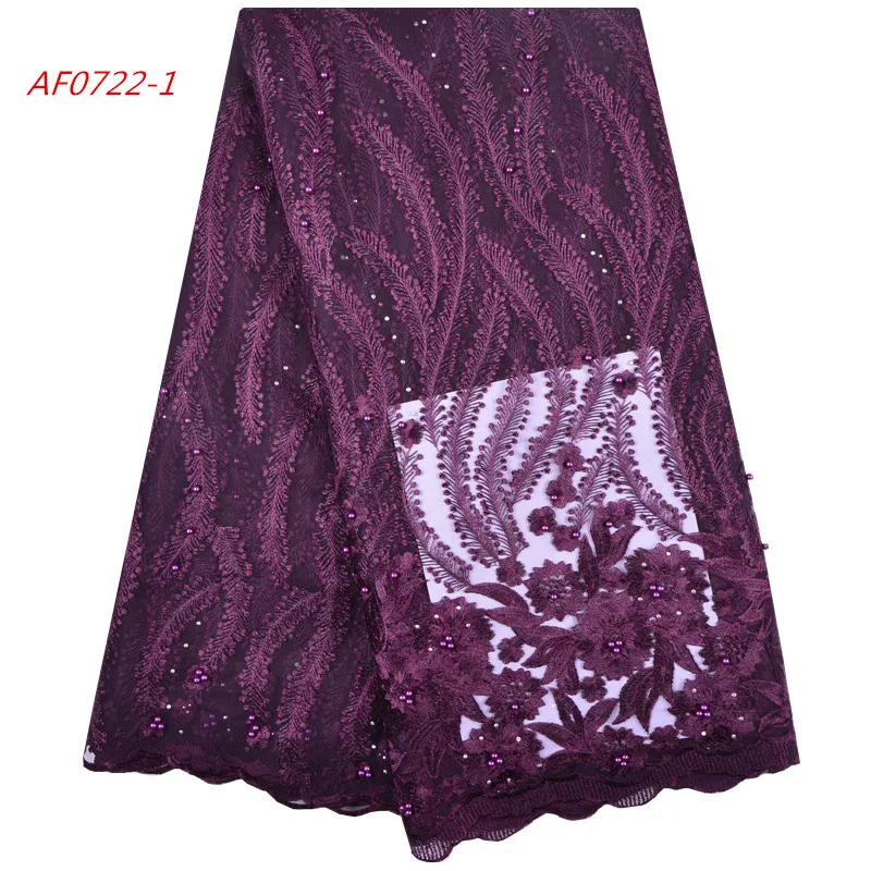 

African Lace Wholesalers Embroidered Fabric African Wedding Dress 1300, Cupion