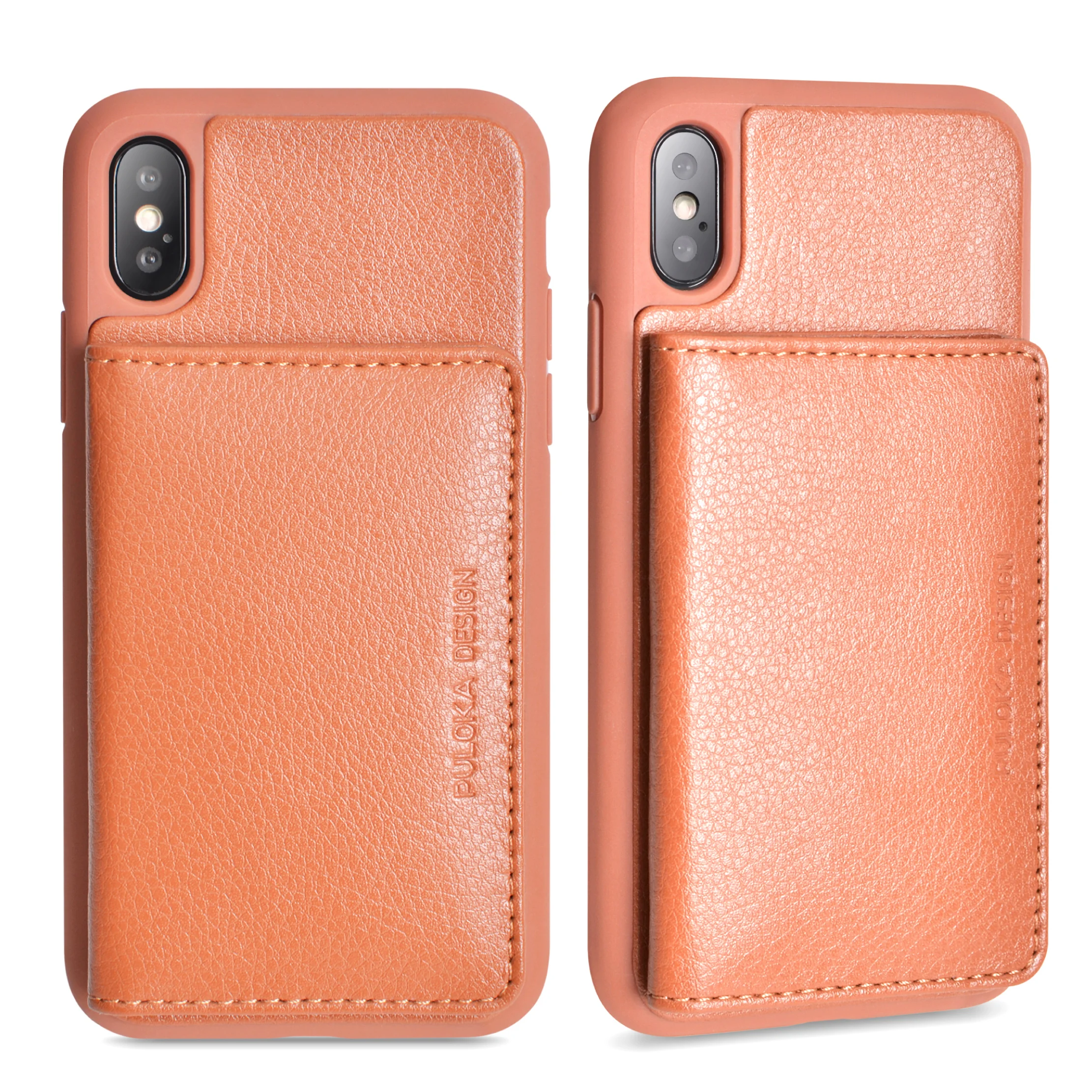 

PULOKA Design Customised Leather Phone Card Accessories Case for Iphone