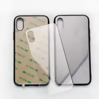 

2D Sublimation glass Case Mobile Phone Blank Phone Case For Iphone xs Wholesale 2D Blank Sublimation Case with 3M glue