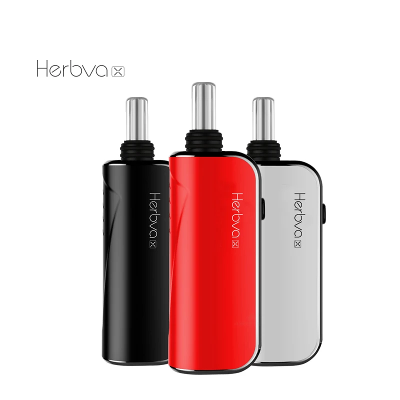 

Hot selling products Airis Herbva X last 3 in 1 Cbd wax dry herb free vape pen starter kits wholesale cbd electric cigarette, Black/white/red