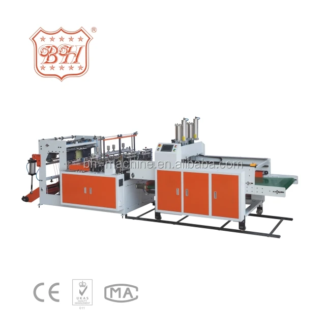 
hdpe ldpe T-shirt bag making machine 