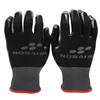 OEM logo printing safety garden work nitrile gloves