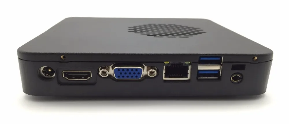 带英特尔 celeron j1900 四核 cpu 的无风扇迷你 pc