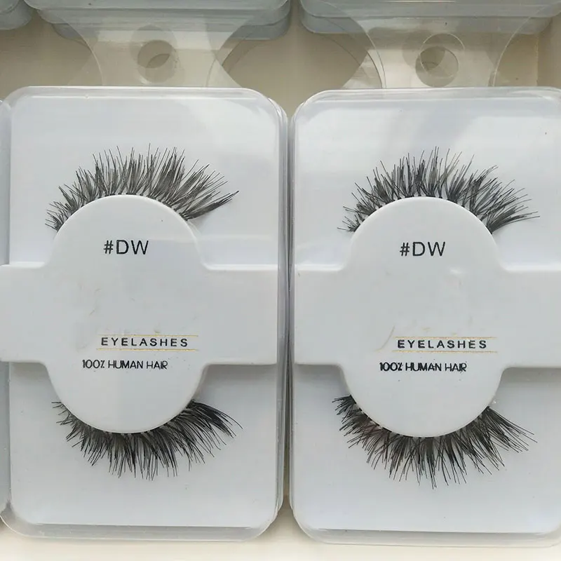 Factory Price Human Hair Fake Eye lashes Human Hair False Eyelashes Lashes Made In Indonesia