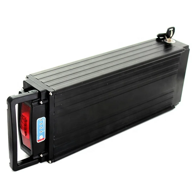 

Electric Bicycle China Sport Bicycle Rear Rack 36v12ah Electric Bicycle Battery with Led Light, Black