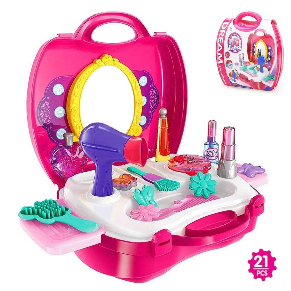 kids play makeup vanity