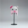 mouse pattern funny crochet earflap hats
