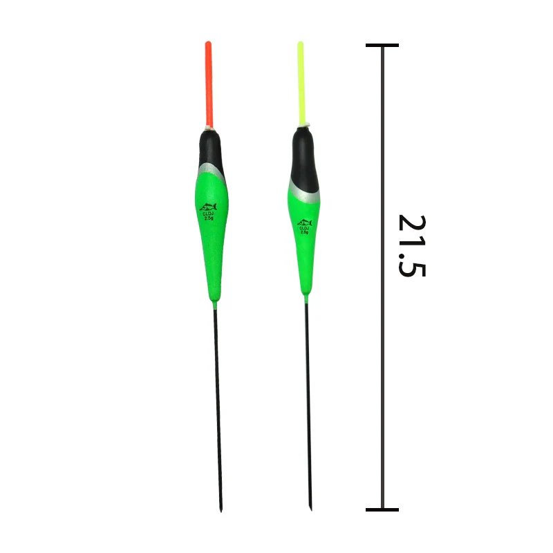 

10 pieces Fishing Floats Set Buoy Bobber Fishing Light Stick Floats Fluctuate Mix Size Color float buoy For Fishing Accessories, Green