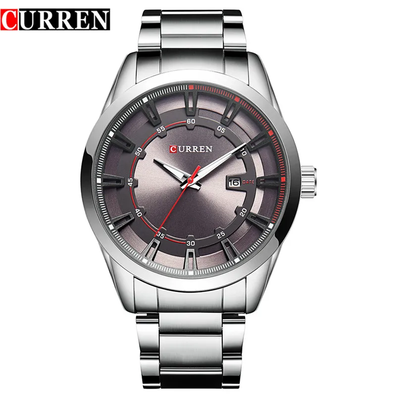 

Curren 8246 watches Luxury Brand Strap Men's Quartz Fashion Casual Dress Wristwatch Date Display Analog watch