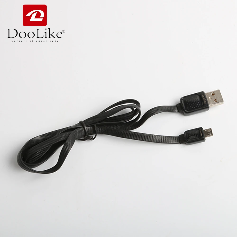 

Doolike wholesale Flat 1M Fast Charge USB to Micro USB Cable charging for Android and for iPhone