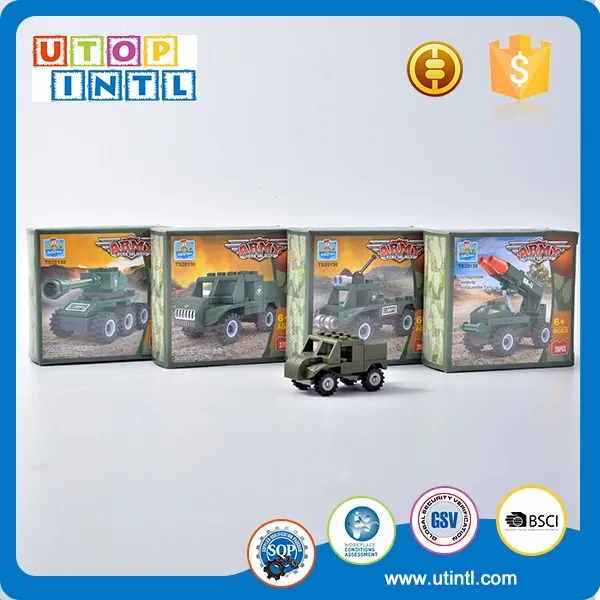 Newest DIY army base ABS plastic toys military series building block