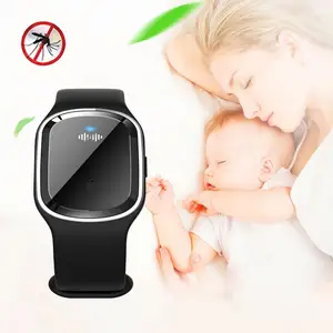 Image of Portable Electronic Mosquito Repellent Bracelet Waterproof Watch Anti Mosquito Repellent Wrist Band