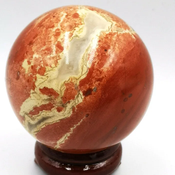 
New Products Natural Beautiful Red Jasper Jade Quartz Crystal Sphere Balls  (60816423504)