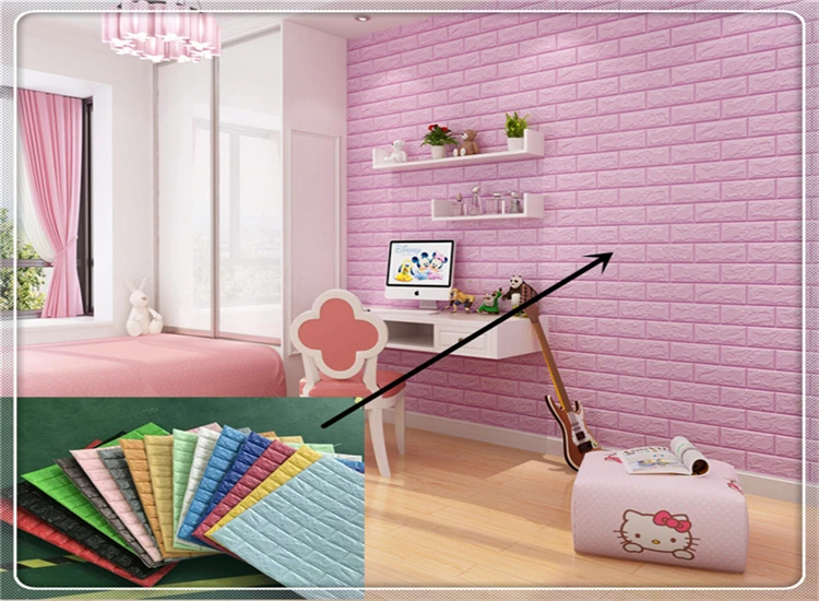 3d Foam Panel Wall Art Decor 3d Stick On Wall Panels Silk Wall Panels