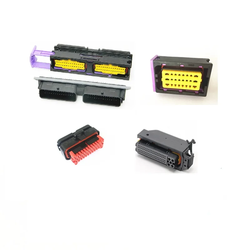34 Way Female Tyco Amp Ecu Housing Sealed Electrical Connector With