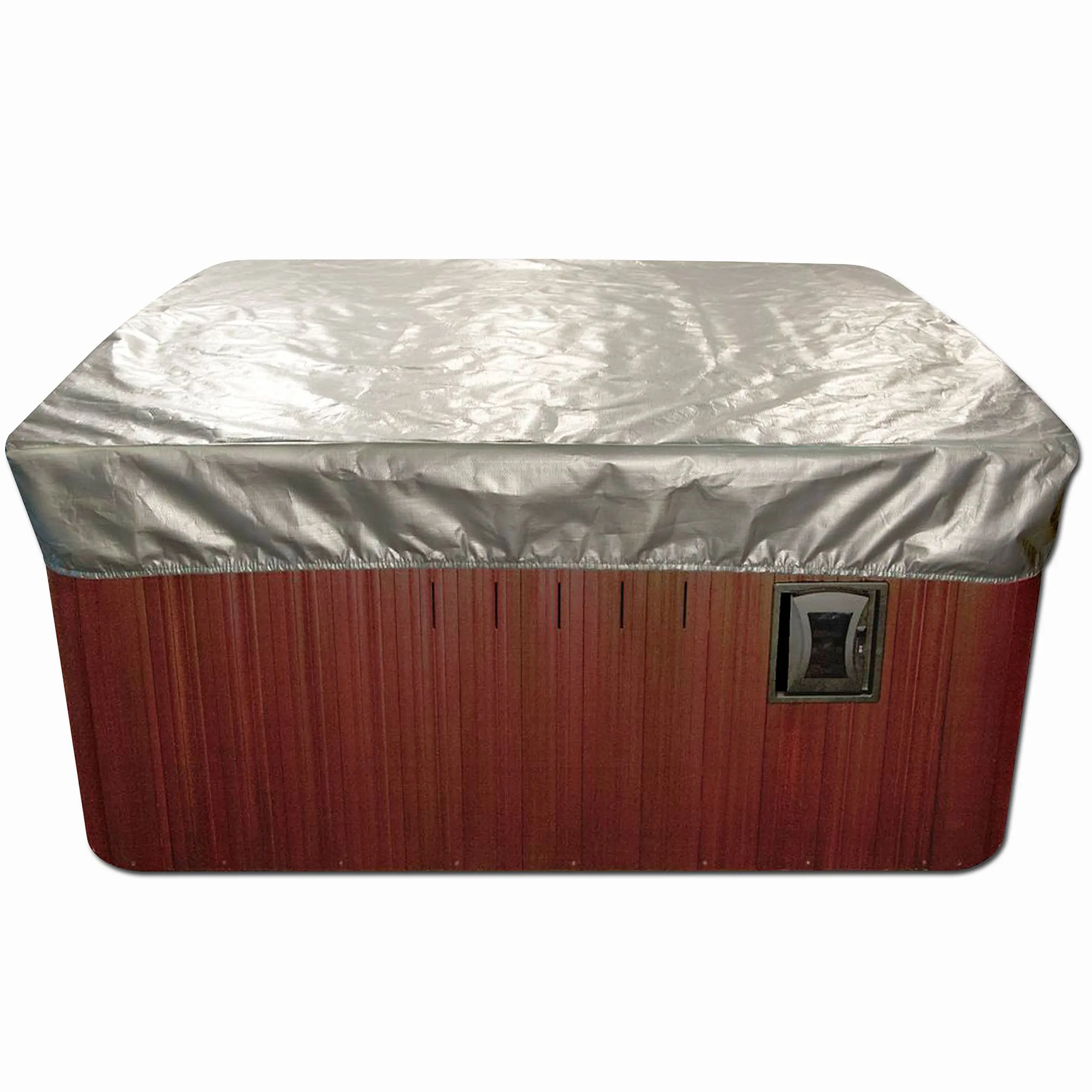 Spa Cover Cap Thermal Spa Cover Protector - 7 x 7 Feet x 12 Inches.