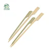 Professional supplier organic food picks paddle gun shpped bamboo roasting sticks wooden skewer bbq sticks