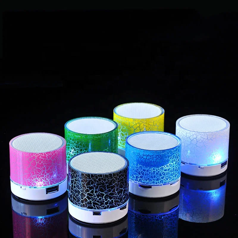 

Best selling A9 Mini portable wireless music player blue tooth loud speaker with led light fm for apple, Black, red,blue, pink, white,purple,green